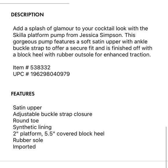 Jessica Simpson Skilla Platform Pump - Picture 2 of 2